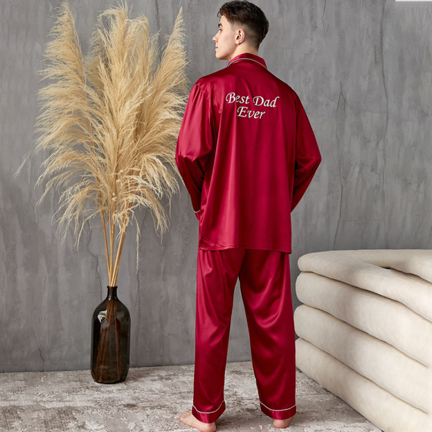Personalized Mr and Mrs Satin Pajama Set for Unique & Love | JNSCloth53