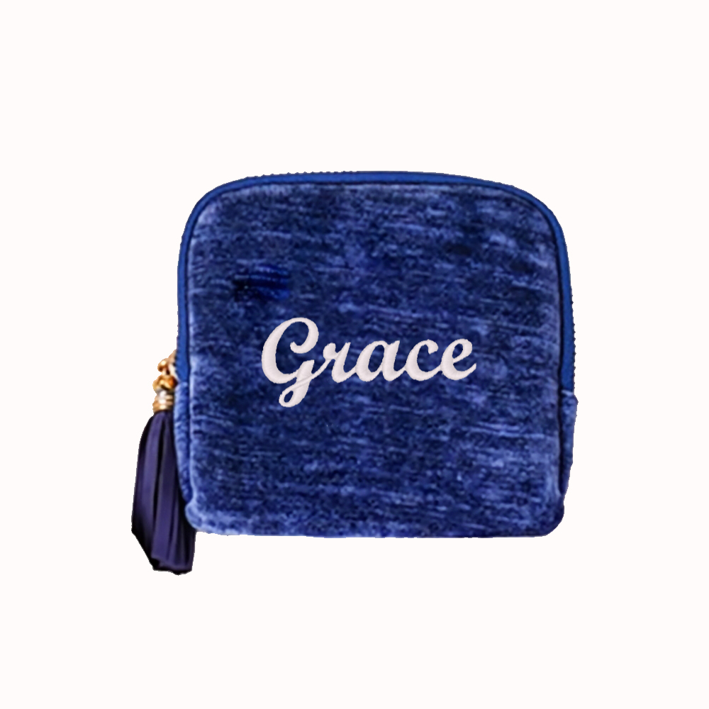 Personalized Embroidered Travel Jewelry Organizer Case for Unique & Love | JNSBag117