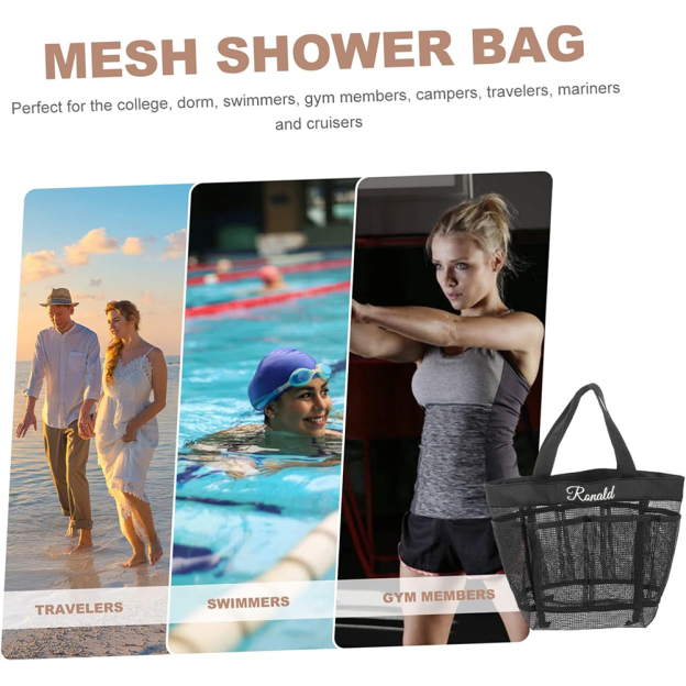 Personalized Embroidered Mesh Beach Bag | JNSBag51