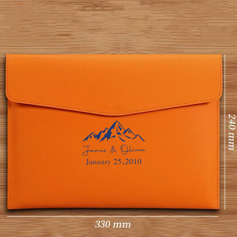 Personalized Monogram Leather File Folder for Unique & Love | JNSBag56