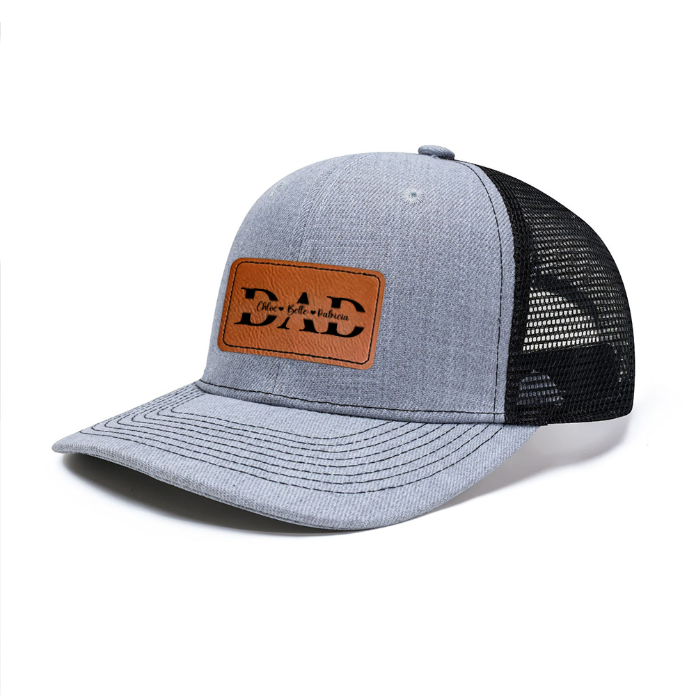 Personalized DAD Hat with Kids Names for Unique & Love | JNSHat09