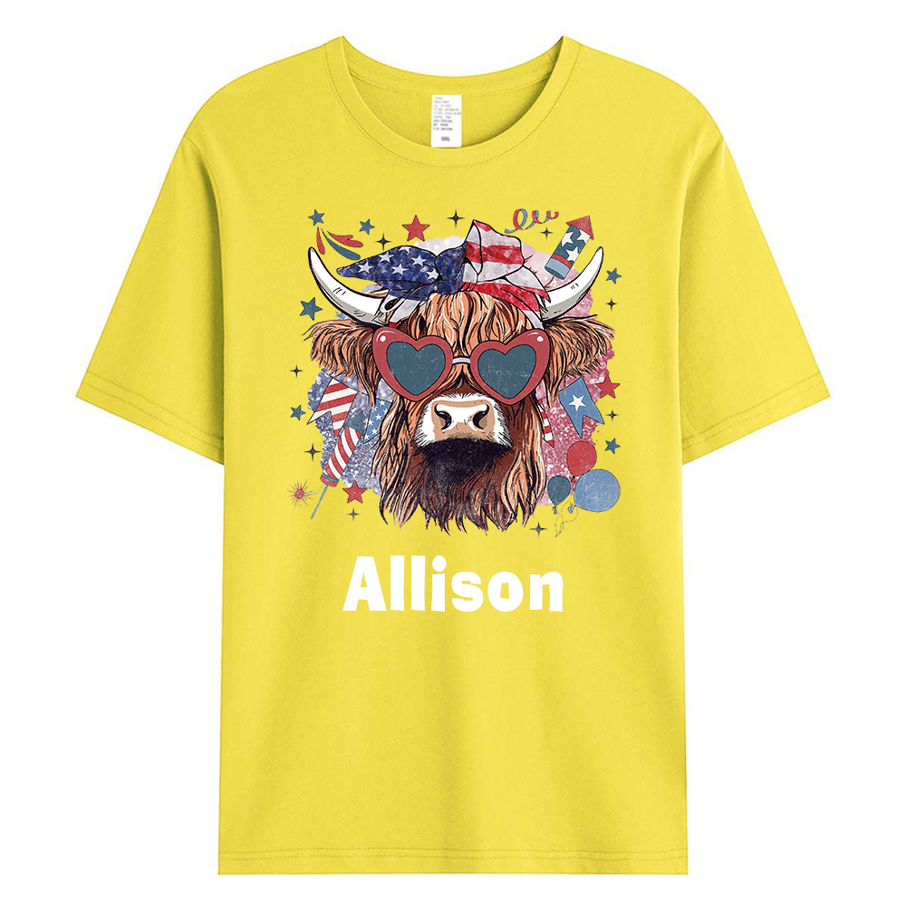 Personalized July 4th Patriotic Shirt for Unique & Love | JNSJuly31