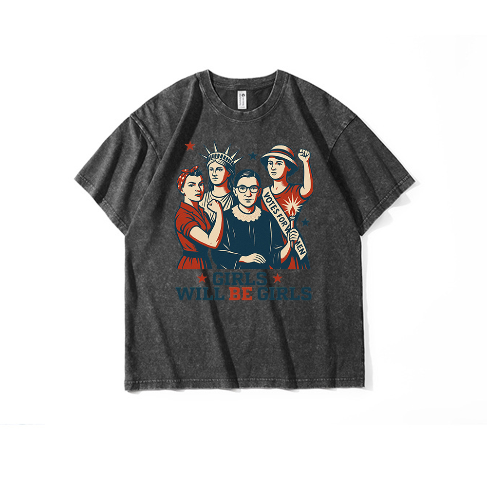 July 4th Patriotic Washed Shirt for Unique & Love | JNSJuly44