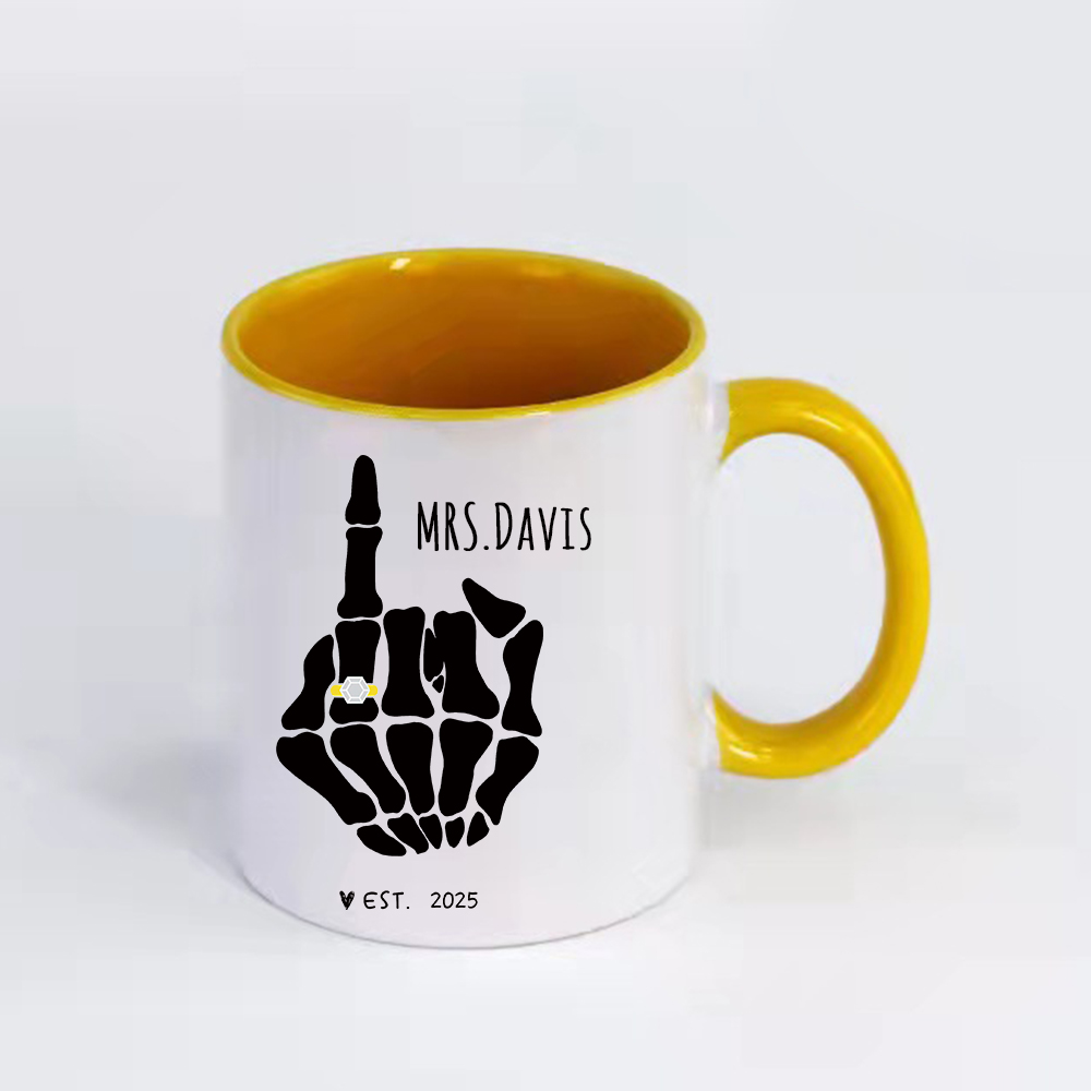 Personalized Funny Mr And Mrs Mug for Unique & Love | JNSDec159