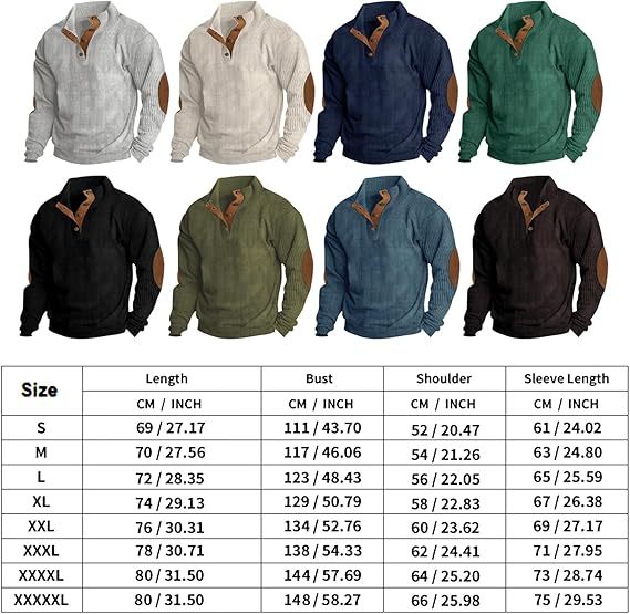 Personalized Monogram Embroidered Corduroy Men Sweatshirt | JNSCloth39