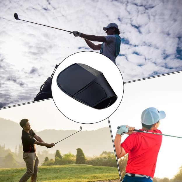 Personalized Monogram Golf Club Leather Cover | JNSBag97