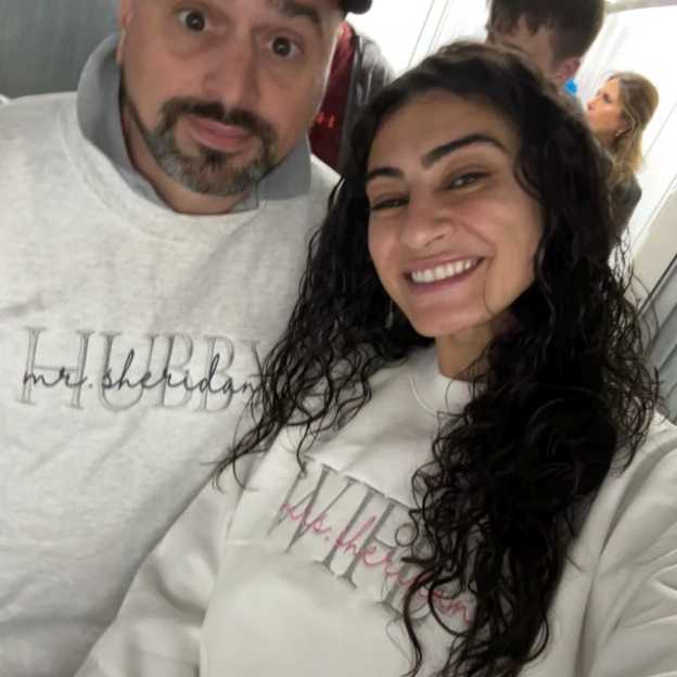 Personalized Embroidered Wife/Hubby Sweatshirt for Unique & Love | JNSCloth42
