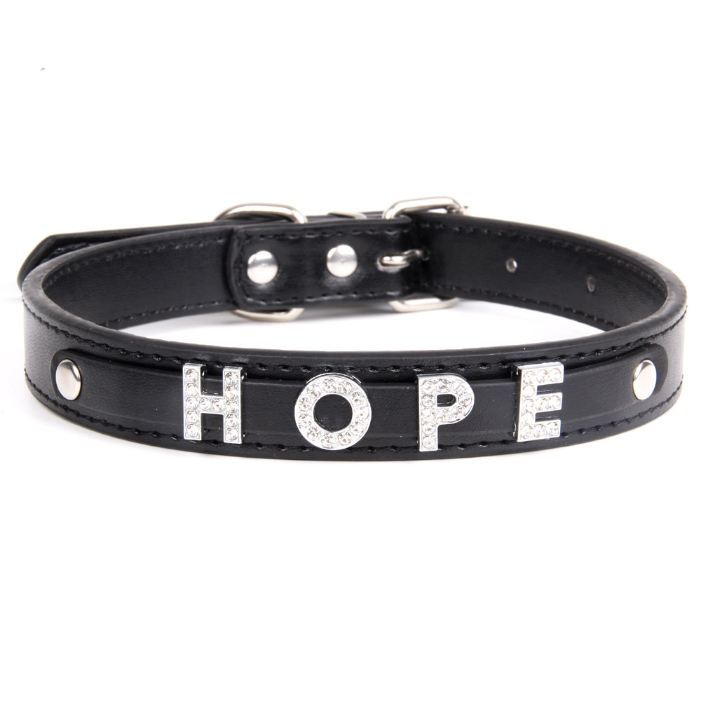 Personalized Initial Letters Choker Collar for Unique & Love | JNSDec168