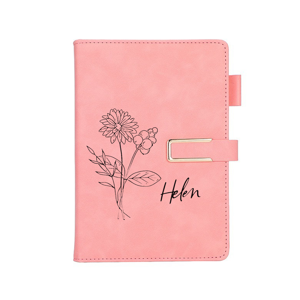 Personalized Name Leather Journal Notebook for Unique & Love | JNSDec145