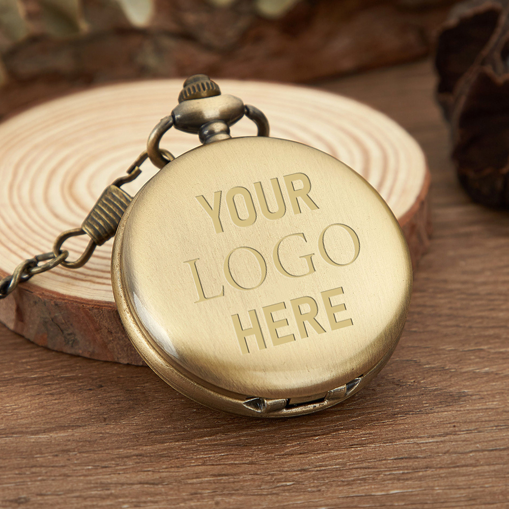 Personalized Monogram Engraved Pocket Watch | JNSDec104
