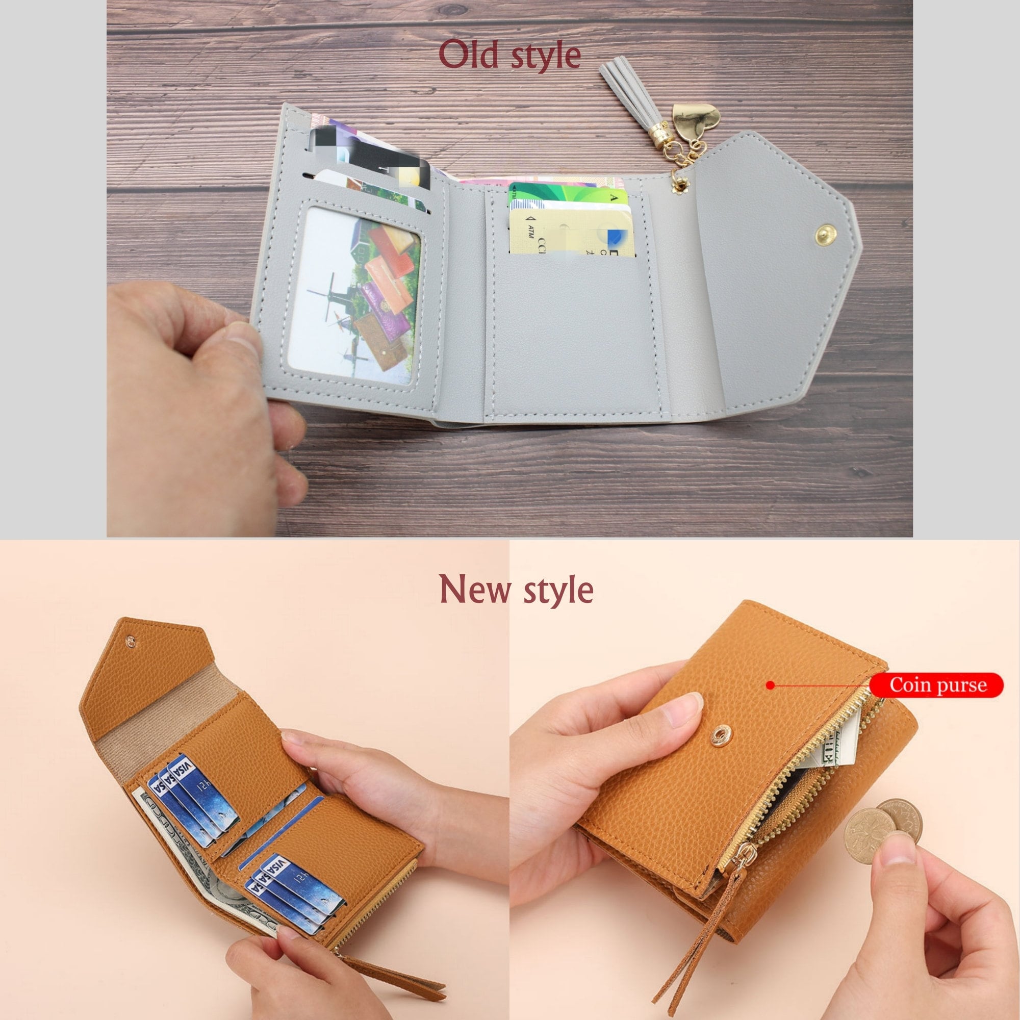 Personalized Monogram Leather Wallet for Unique & Love | JNSBag87