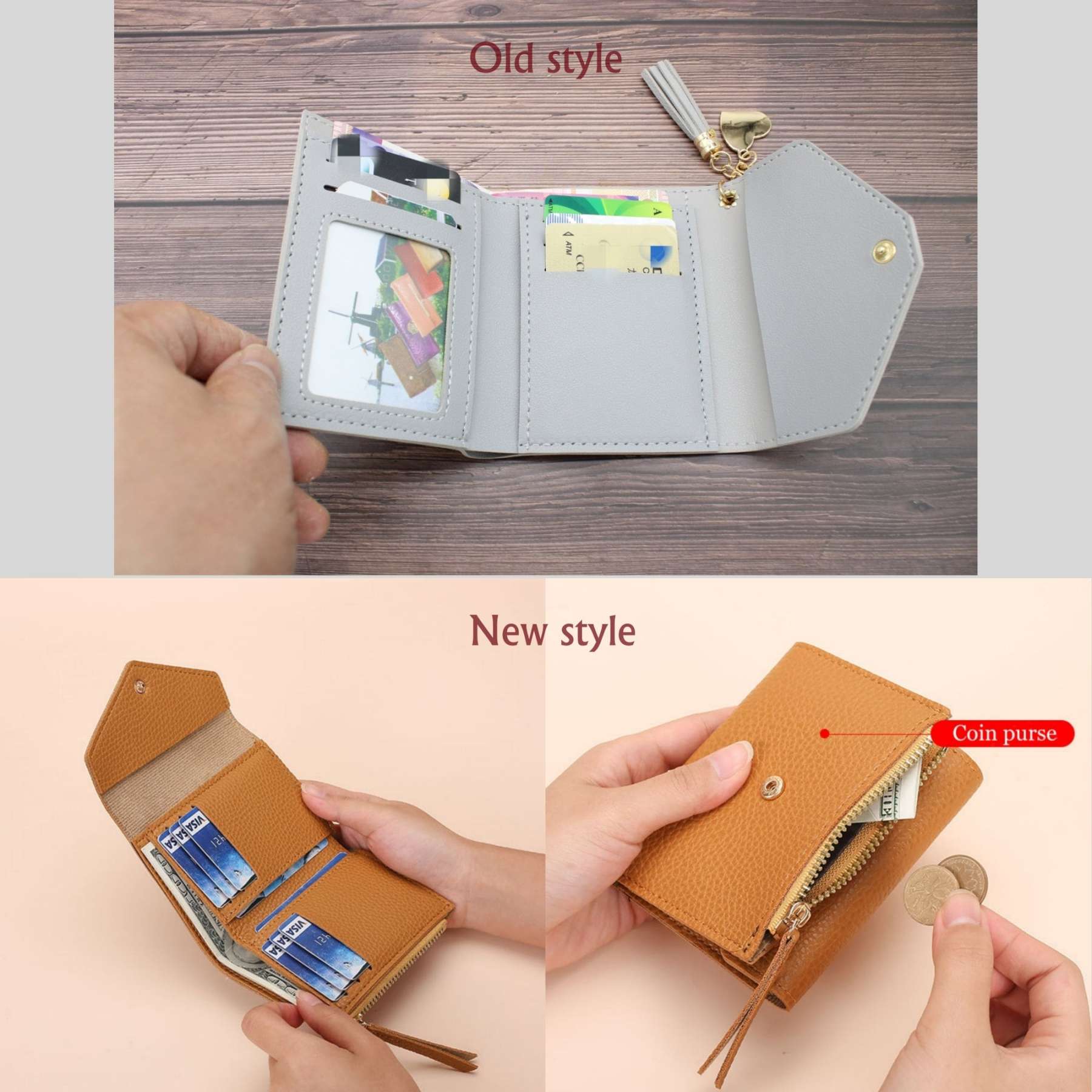 Personalized Monogram Leather Wallet for Unique & Love | JNSBag87