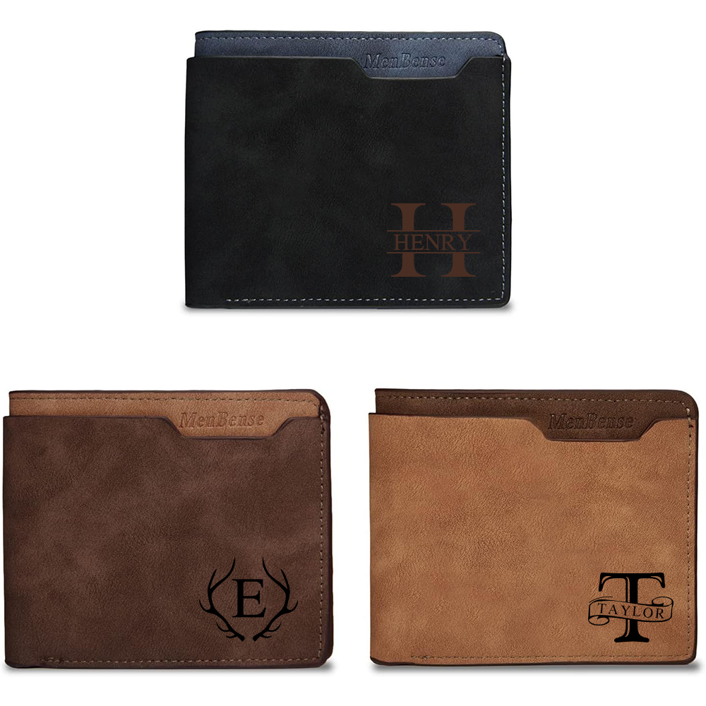 Personalized Leather Monogram Wallet for Unique & Love | JNSBag75