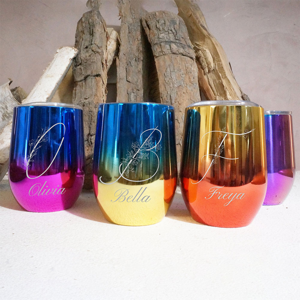 Personalized Name Insulated Steel Laser Engraved Travel Tumbler | JNSBottle04