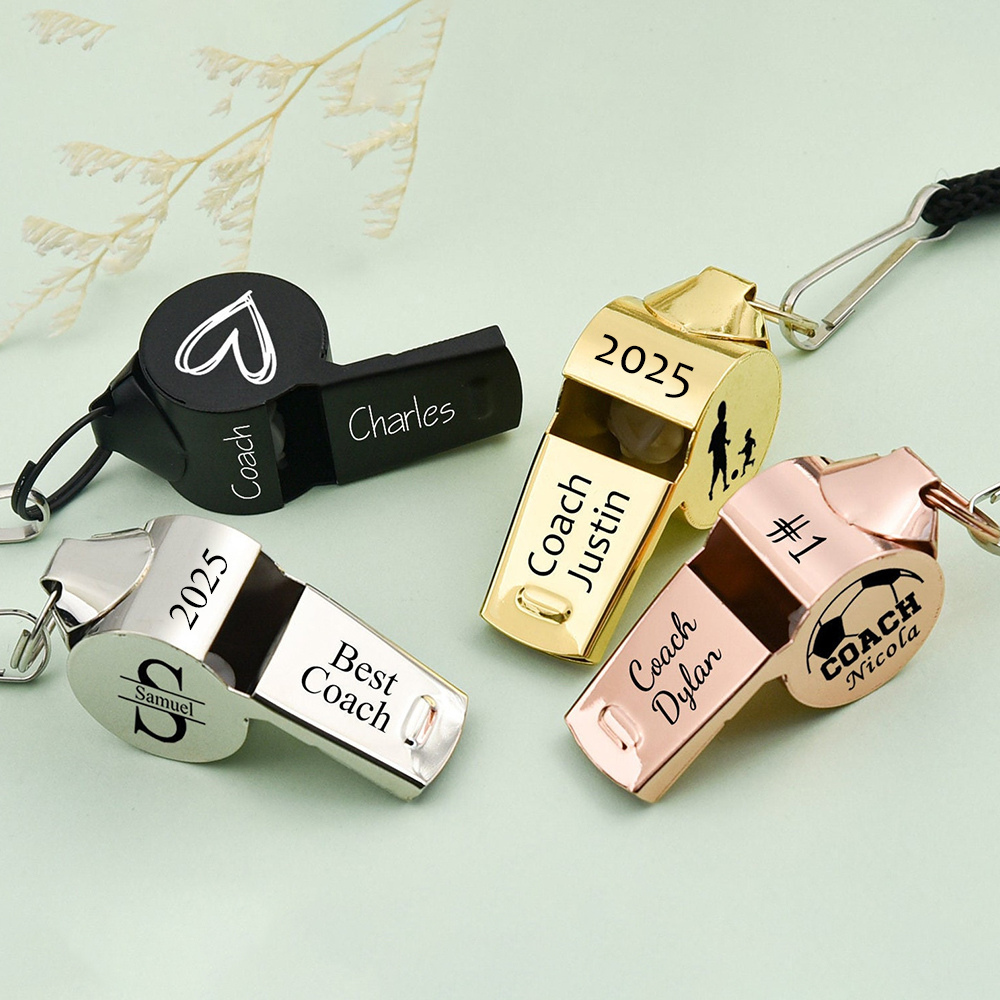 Personalized Engraved Sports Whistle for Coach & Teacher gift  | JNSTool16