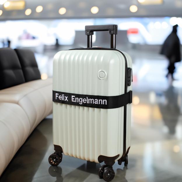 Personalized Name Embroidery Luggage Strap Belt | JNSDec145