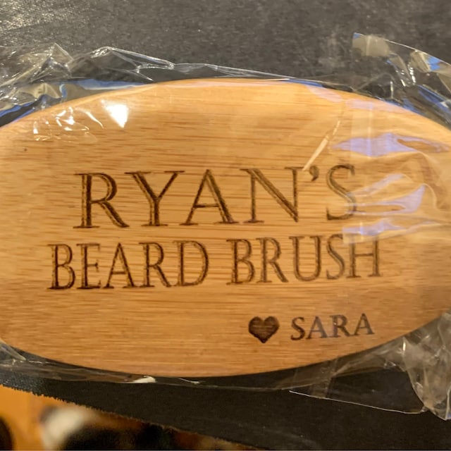 Personalized Wood Beard Brush for Unique & Love | JNSDec38