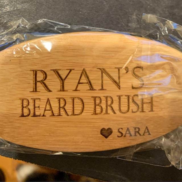 Personalized Wood Beard Brush for Unique & Love | JNSDec38