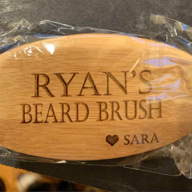 Personalized Wood Beard Brush for Unique & Love | JNSDec38