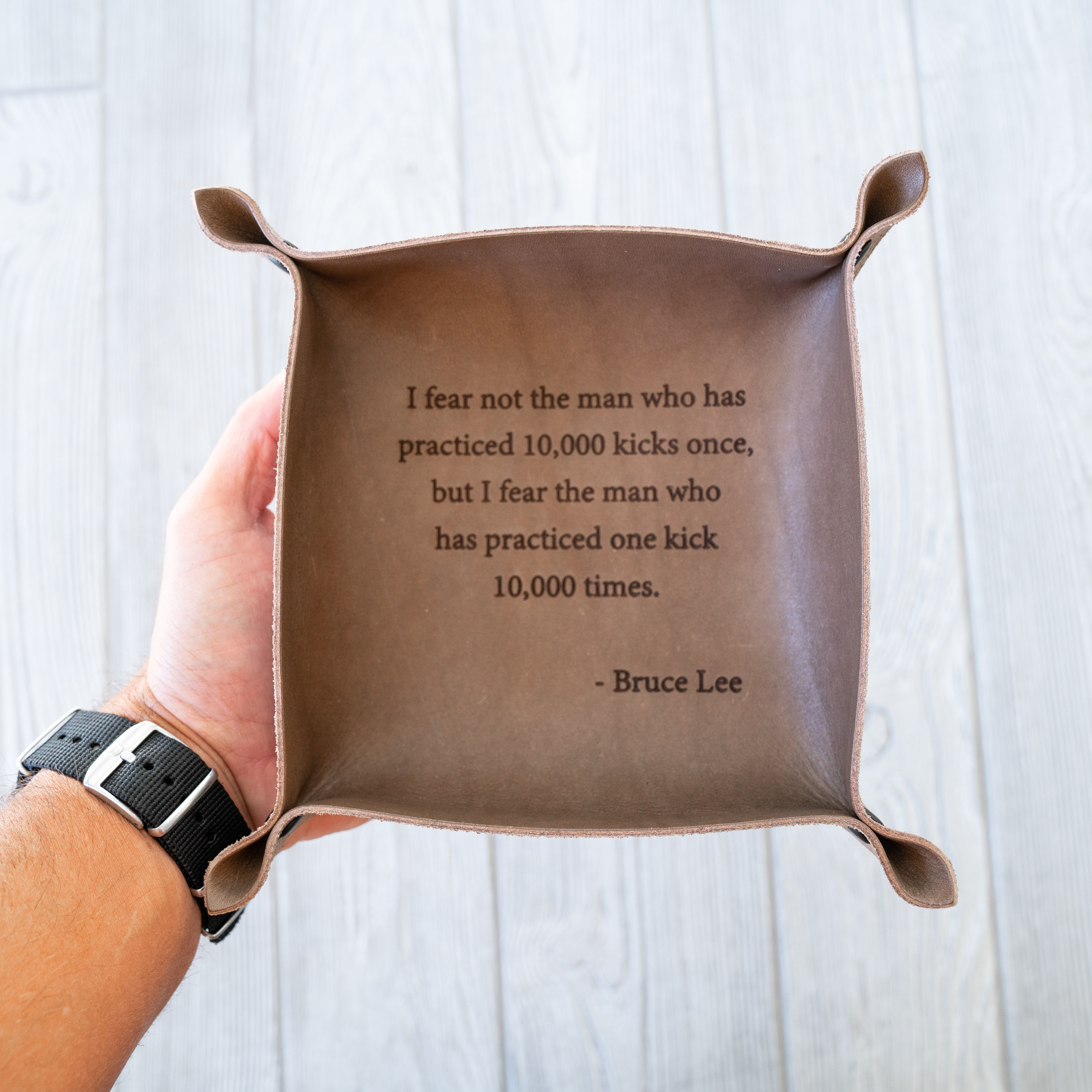 Personalized Leather Tray for Unique & Love | JNSDec27