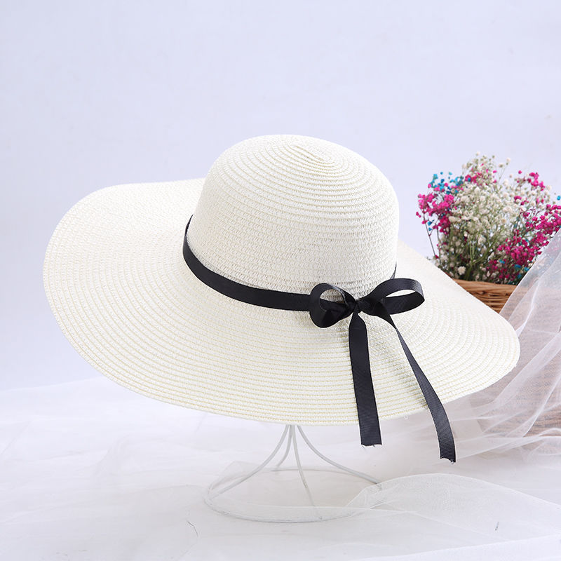 Personalized Hand Embroidered Straw Floppy Sun Hat for Unique & Love | JNSHat14
