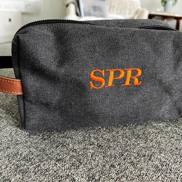 Personalized Monogram Embroidered Toiletry Bag for Unique & Love | JNSBag55