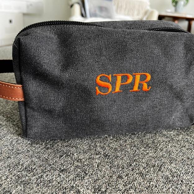 Personalized Monogram Embroidered Toiletry Bag for Unique & Love | JNSBag55