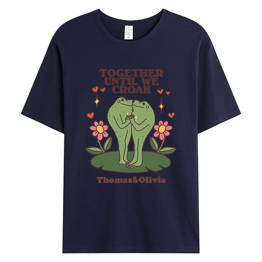 Personalized Name Frog Anniversary Shirt for Unique & Love | JNSCloth48