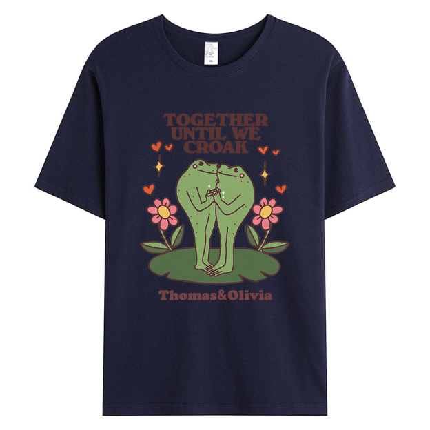 Personalized Name Frog Anniversary Shirt for Unique & Love | JNSCloth48