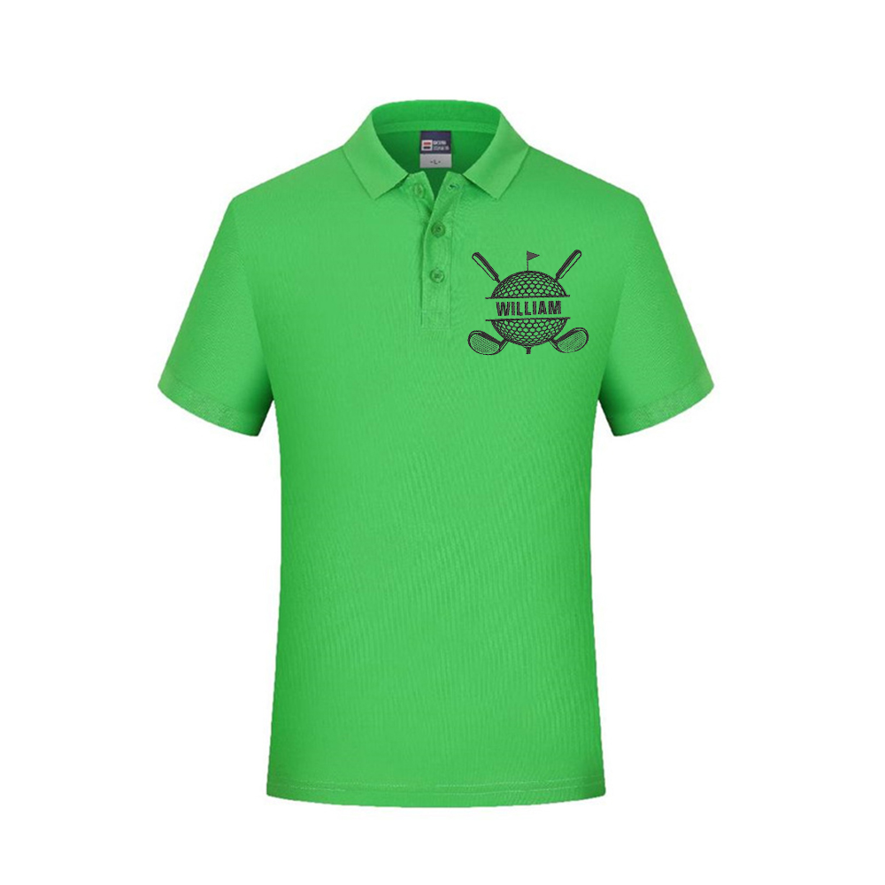 Personalized Monogram Embroidered Golf Polo Shirt | JNSCloth37