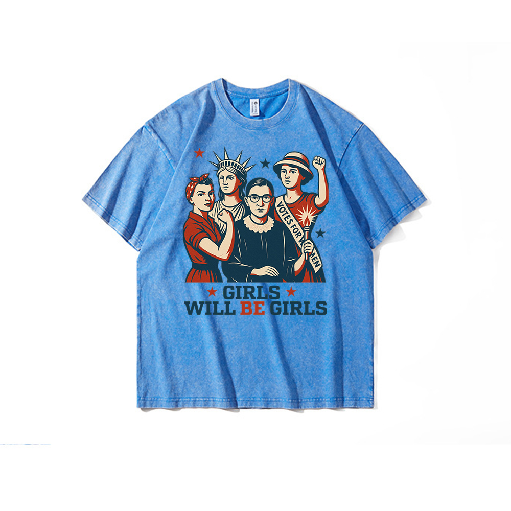 July 4th Patriotic Washed Shirt for Unique & Love | JNSJuly44