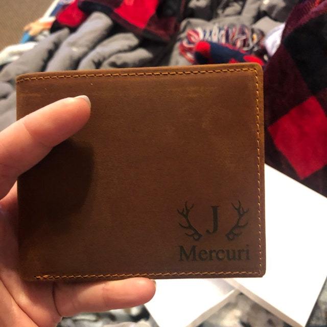 Personalized Engraved Leather Wallet for Unique & Love | JNSBag18