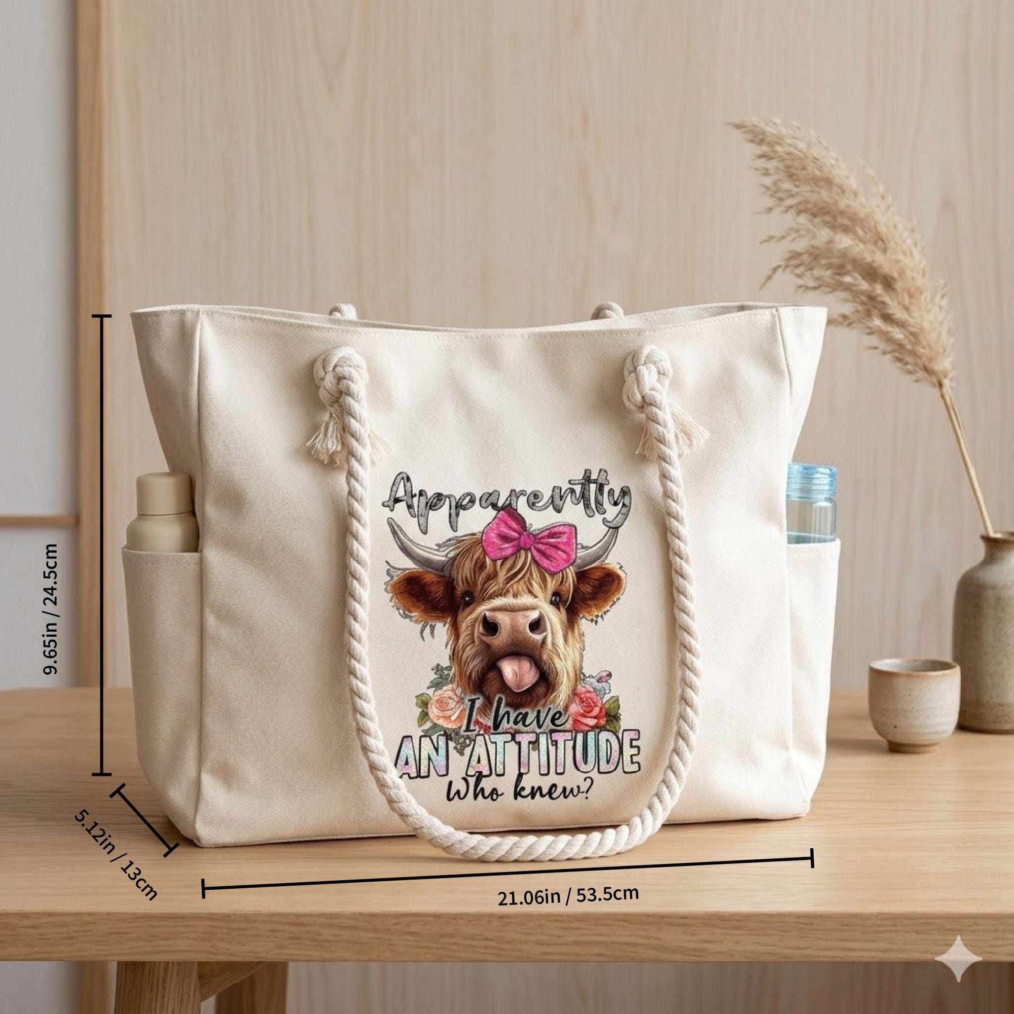 Personalized Embroidered Ocean Soul Beach Canvas Bag for Unique & Love | JNSBag127