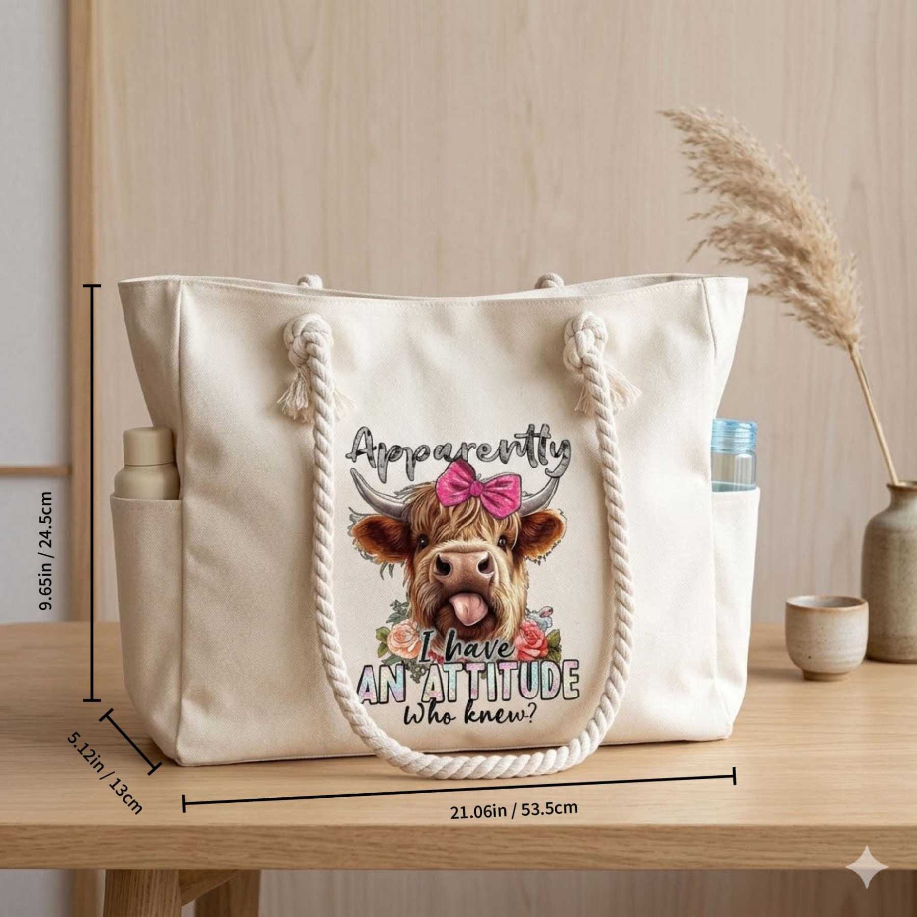 Personalized Embroidered Ocean Soul Beach Canvas Bag for Unique & Love | JNSBag127