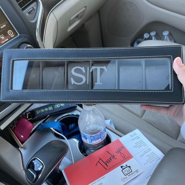 Personalized Monogram Leather Watch Box for Unique & Love | JNSCase03