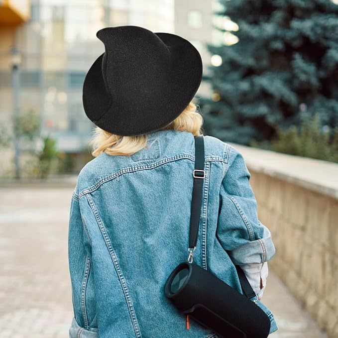 Personalized Name Knitted Halloween Witch Hat for Unique & Love | JNSHat12