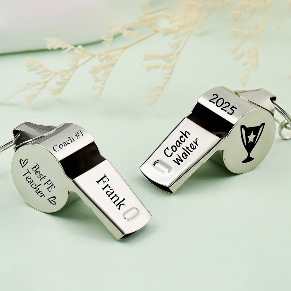 Personalized Engraved Sports Whistle for Coach & Teacher gift  | JNSTool16