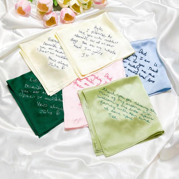 Personalized Embroidered Handkerchief for Unique & Love | JNSCloth47