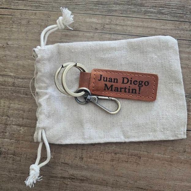 Personalized Engraved Leather Key Chain for Unique & Love | JNSDec32