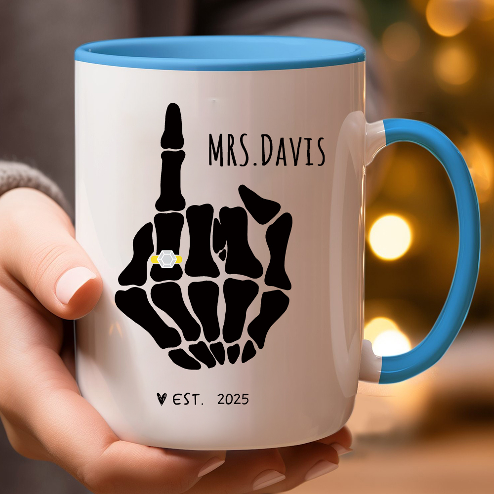 Personalized Funny Mr And Mrs Mug for Unique & Love | JNSDec159