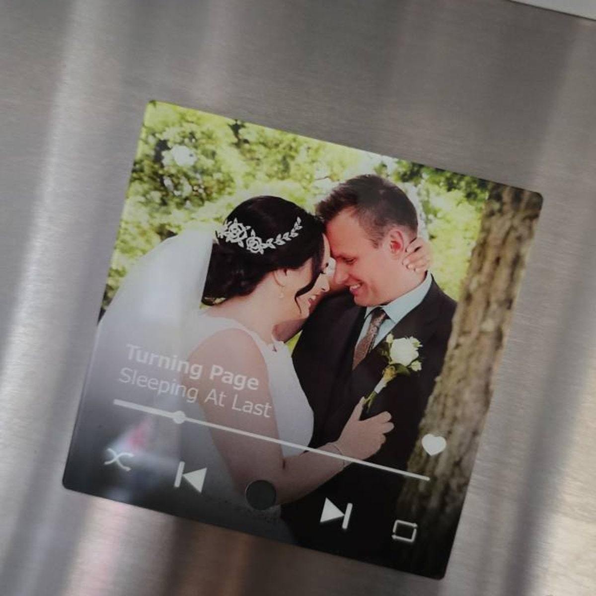 Personalized Photo Music Fridge Magnet for Unique & Love | JNSDec131