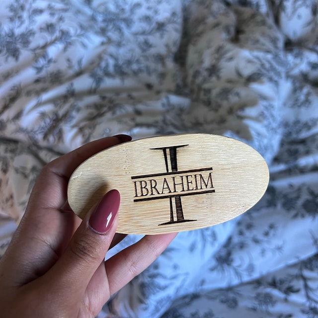 Personalized Wood Beard Brush for Unique & Love | JNSDec38