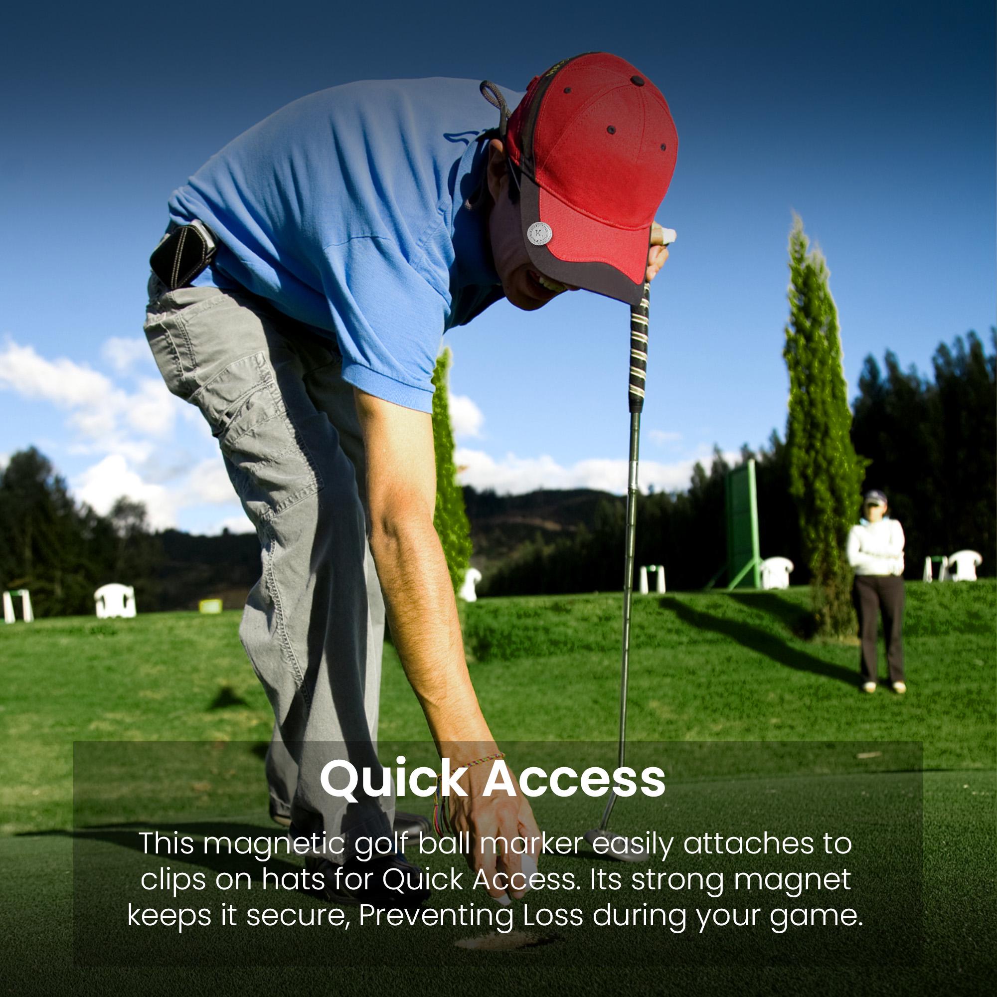 Personalized Leather Golf Ball Marker | JNSTool10