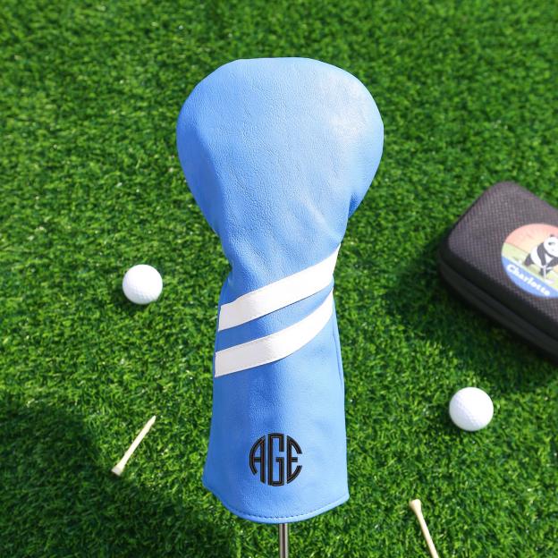 Personalized Monogram Embroidered Golf Club Leather Headcover for Unique & Love | JNSBag125