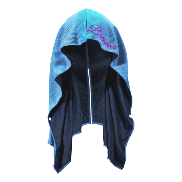 Personalized Quick Drying Cooling Hoodie Towel for Neck and Face UV Sun Protection | JNSCloth46