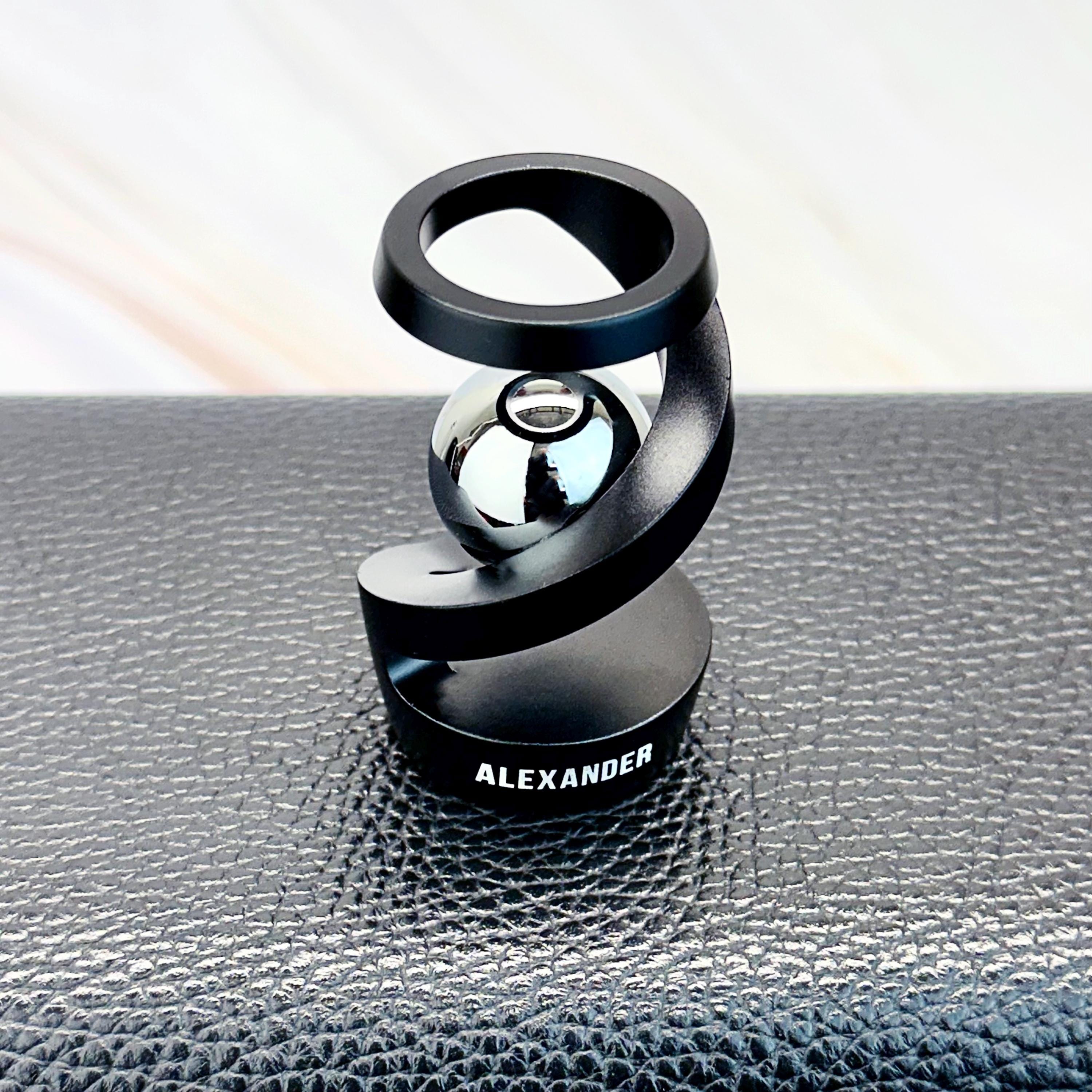 Personalized Name Engraved Suspended Gyroscope Decoration for Unique & Love | JNSDec176