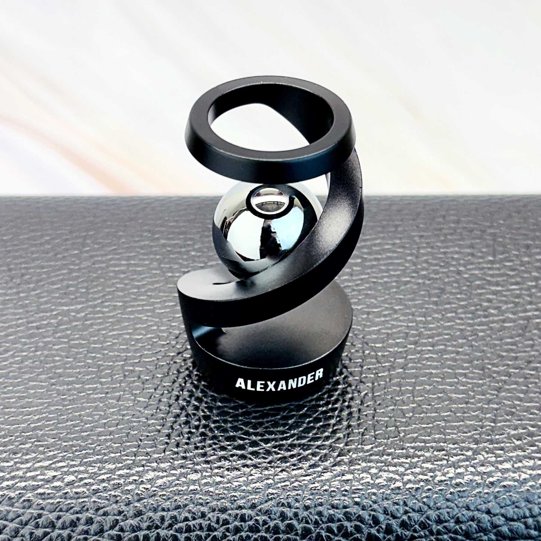 Personalized Name Engraved Suspended Gyroscope Decoration for Unique & Love | JNSDec176