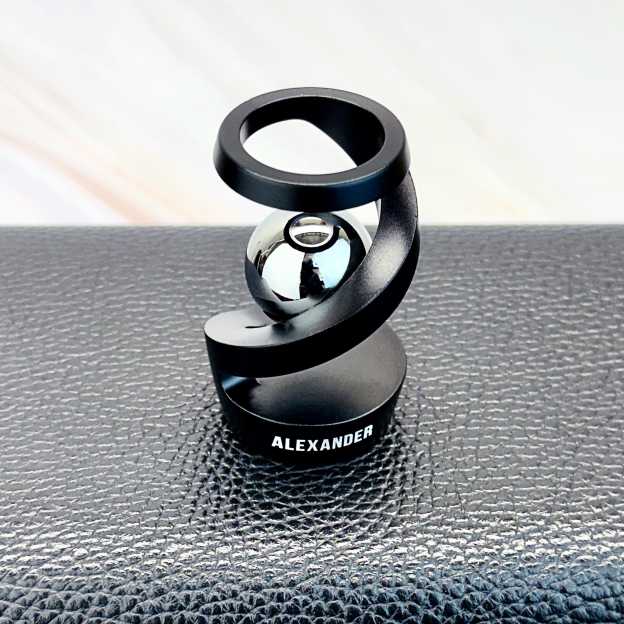 Personalized Name Engraved Suspended Gyroscope Decoration for Unique & Love | JNSDec176