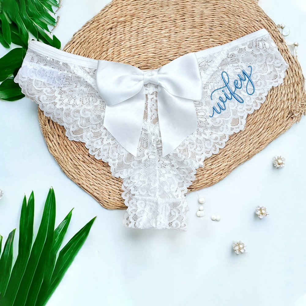 Personalized Embroidered Lace Underwear for Unique & Love | JNSCloth52