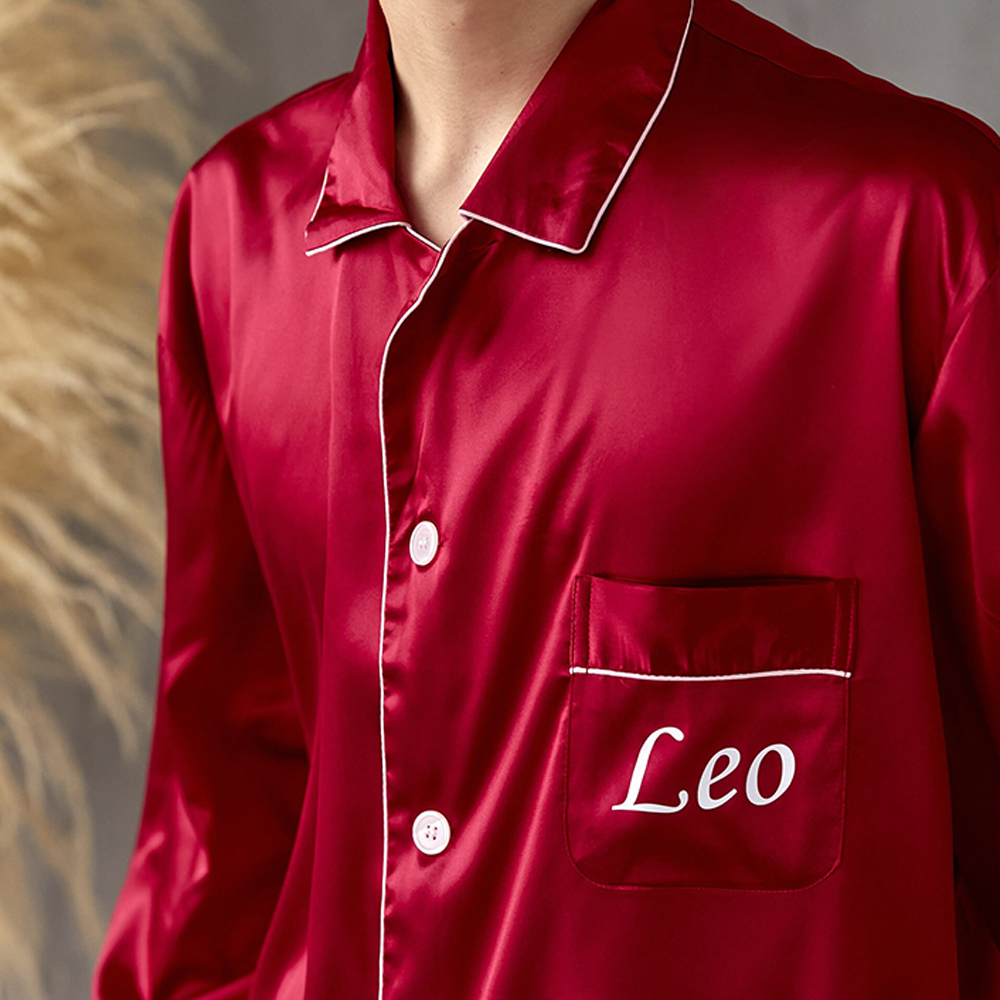 Personalized Mr and Mrs Satin Pajama Set for Unique & Love | JNSCloth53